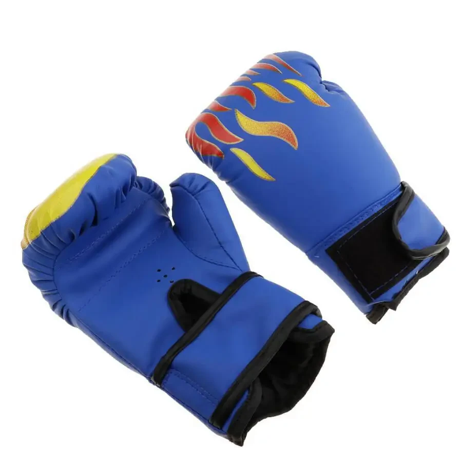 2 Pairs Kids Boxing Gloves for Children Age 6 to 12 Years 8oz PU Leather Kickboxing boxeo en tailandia Thai Sparring - 8