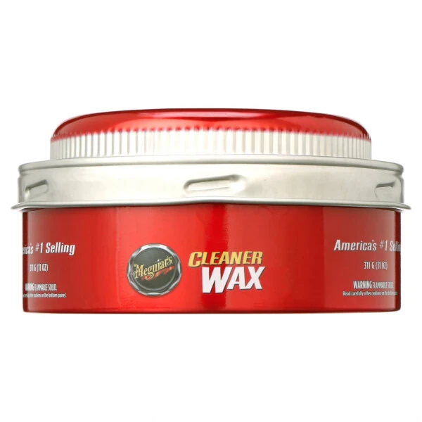 (2 paket) Meguiar's Cleaner Wax - Paste Wax Cleans, Shines and Protects in One Easy Step - A1214, 11 oz - 8