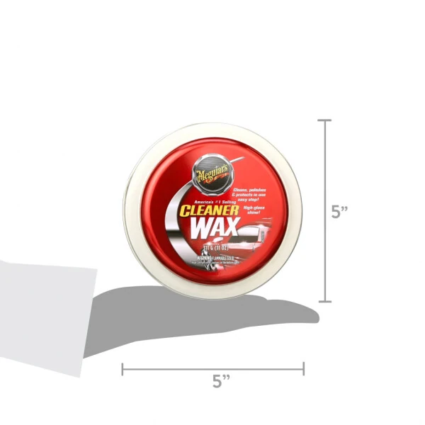 (2 paket) Meguiar's Cleaner Wax - Paste Wax Cleans, Shines and Protects in One Easy Step - A1214, 11 oz - 10