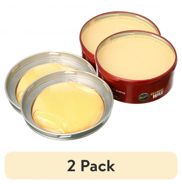 (2 paket) Meguiar's Cleaner Wax - Paste Wax Cleans, Shines and Protects in One Easy Step - A1214, 11 oz - 11