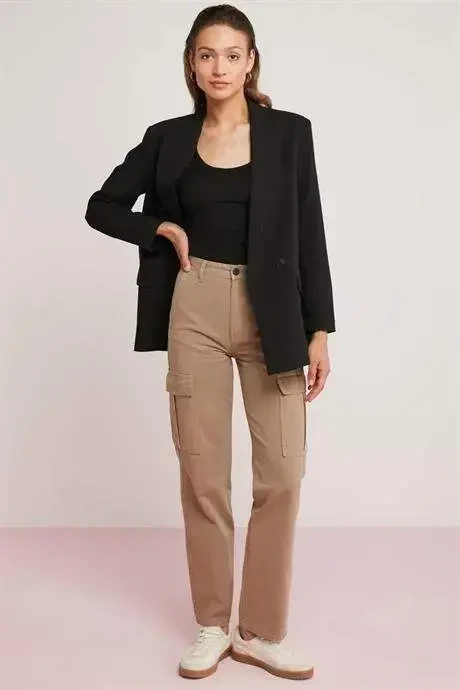 2 Пакетдаги Қора Рангли Қаторли Камзол - 3