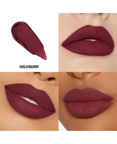 2-Pc. Matte Lip Kit-504 Hollyberry - 3