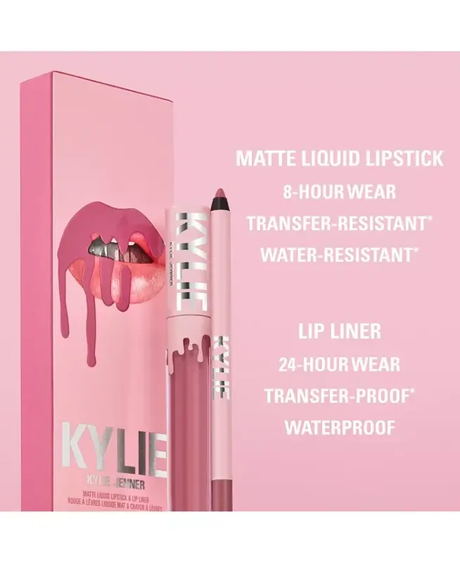 2-Pc. Matte Lip Kit-504 Hollyberry - 7