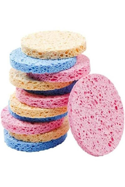 2 PCS Large Makeup and Mask Cleaning Sponge, Facial Scrub, Skincare and Purifying Effect - 1