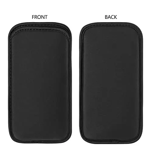 2 PCs Neoprene Cell Phone Sleeve Phone Pouch Compatible for Apple iPhone 15 14 Pro Max Galaxy S24 S23 Ultra S24+ S23 FE A55 A54 A15 A14 OnePlus 12 12R Pixel 8 7 Pro Nokia G310 (Medium, Black) 