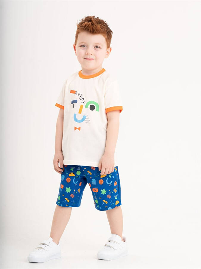 2-Piece Baby Boy T-Shirt and Shorts Set with Crew Neck - 5