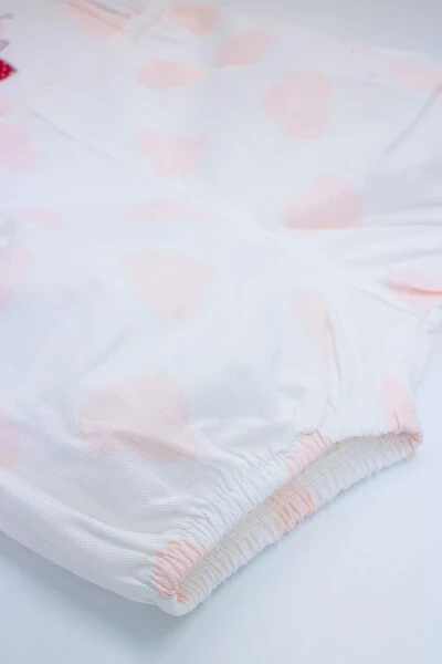 2 PIECE CUTE ANIMALS GIRL BABY DUNGAREE GIRL BABY SET - 6