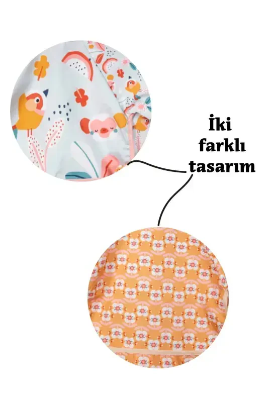 2-Piece Long Sleeve Wearable Bee Pattern Waterproof Activity and Feeding Bib 6-24 Months - 3