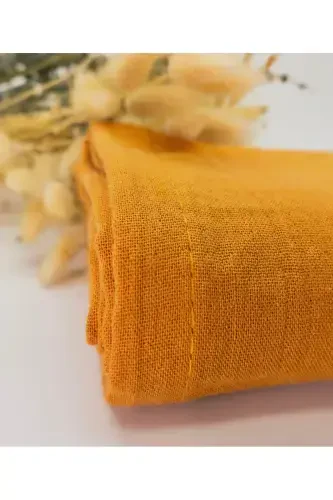 2-Piece Muslin Baby Blanket Set | 100x100 Cm | 100% Cotton | Brick & Cinnamon | For Sensitive Skins-Cinnamon - VITA CHERIE (1)