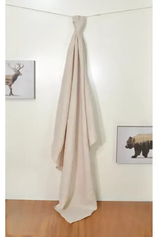 2-Piece Muslin Baby Blanket Set | 100x100 Cm | 100% Cotton | Brick Red & Beige | For Sensitive Skin-Beige - 5