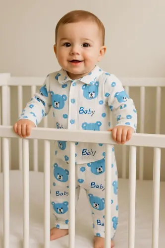 2-Piece Newborn Ribbed Organic Cotton Set 
