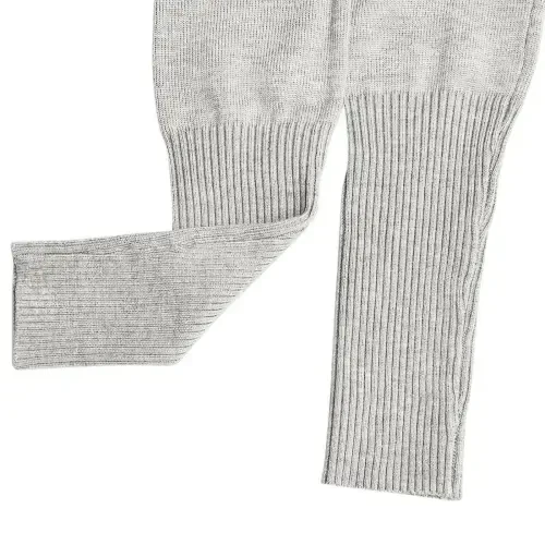 2 Piece Outfits for Women Knitted Tracksuits Sweatsuits Long Sleeve Crop Hooded Zip Tops Jackets Flared Long Pant Sets Womens Clothes - 7