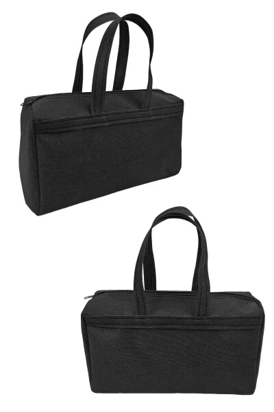 2-Piece SET - Handheld, Waterproof Fabric, Makeup Bag, Travel Makeup Bag - 14