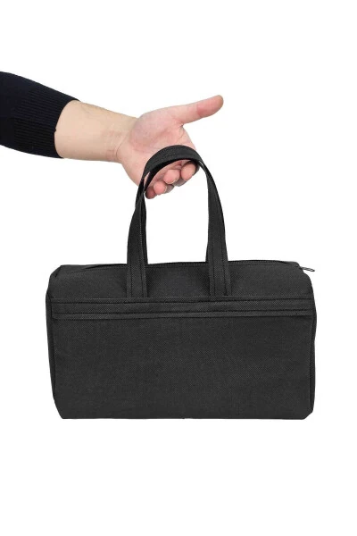 2-Piece SET - Handheld, Waterproof Fabric, Makeup Bag, Travel Makeup Bag - 8