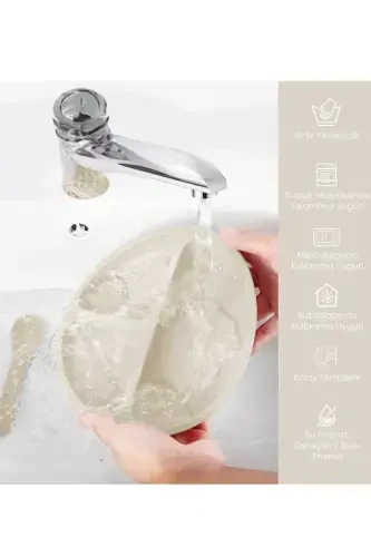 2-Piece Silicone Baby Feeding Set - Suction Plate - 4