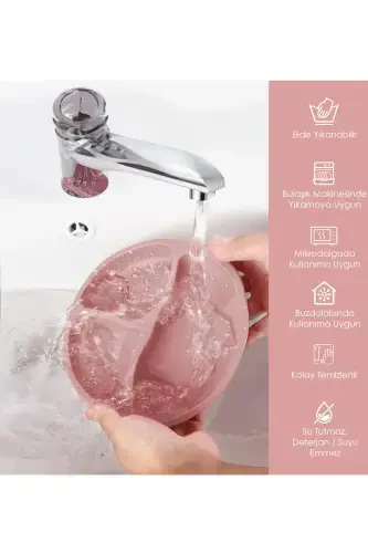 2-Piece Silicone Baby Feeding Set - Suction Plate - 5