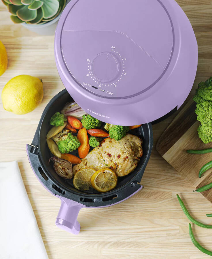 2 Qt. 1200-Watt Air Fryer Lilac - 16