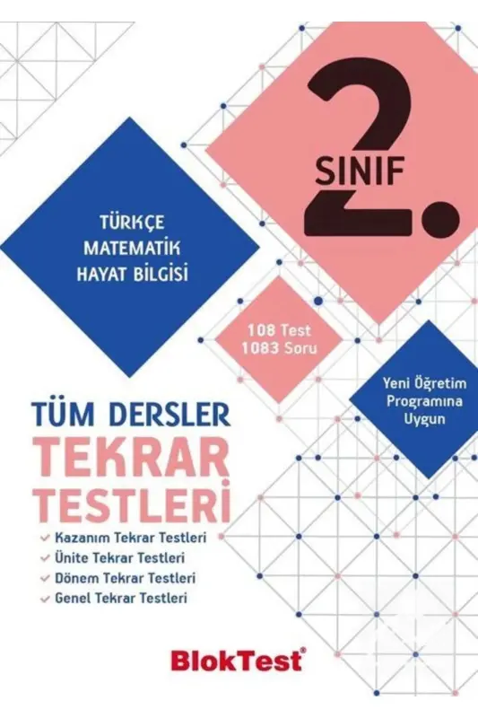 Bloktest 2. Sınıf Tüm Dersler Tekrar Testleri - 1