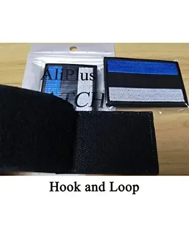 2 ШТ. AliPlus Estonia Flag Patches Вышитые Тактические Военные Нашивки Morale Patch Аппликация Застежка-липучка - 5