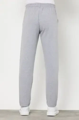 2-сторонние мужские прямые штаны свободного кроя, спортивные штаны премиум-класса, черные - 4