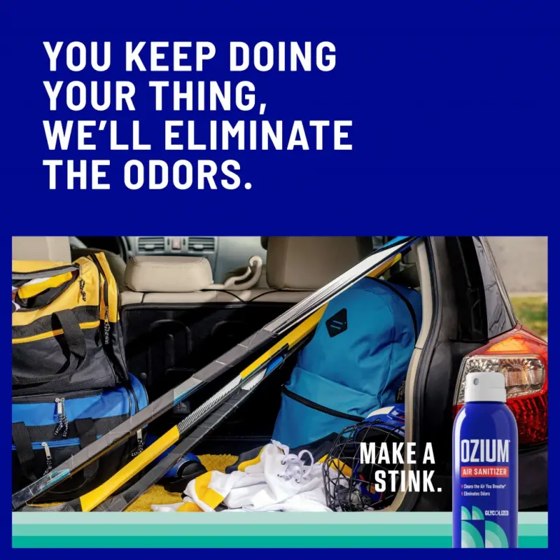 (2 ta) OZIUM Outdoor Essence Stand Alone Spray Automotive Air Freshener, 1 Pack, 3.5 fl oz Can - 5