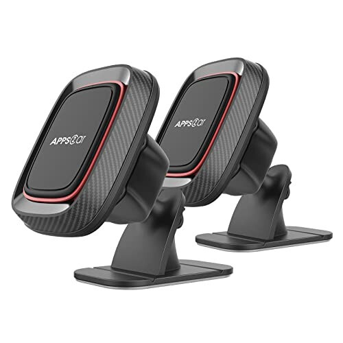 [2 ta to'plam] Avtomobil uchun magnit telefon tutqichi, APPS2Car [Super kuchli magnit] Avtomobil uchun telefon o'rnatiladigan joy, Avtomobil uchun magnit telefon tutqichi, kuchli VHB yopishqoq bilan o'rnatish, iPhone, Samsung bilan mos keladi - APPS2Car