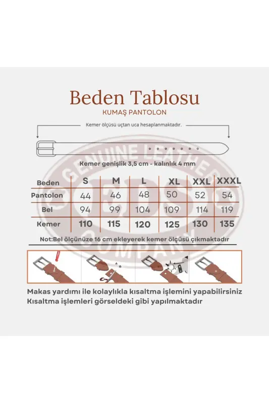 2 talikli klassik erkaklar kamari-Taba - 7