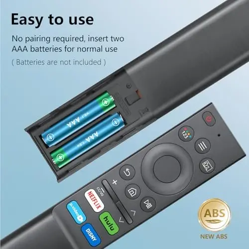 (2 ta'rifdagi to'plam) Samsung Smart TV uchun universal almashtirish masofaviy boshqarish pulti - Samsung Frame TV Crystal QLED OLED UHD Curved Neo 4/8K Smart TV bilan mos keladi - 5