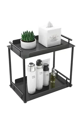 2 Tier Bathroom & Kitchen Organizer Shelf - 1