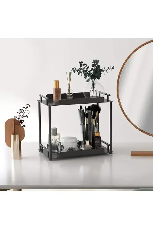 2 Tier Bathroom & Kitchen Organizer Shelf - 3