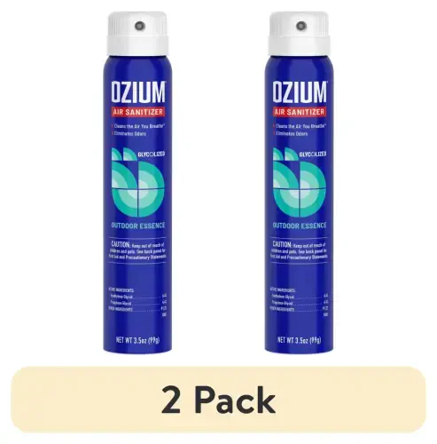 (2 упаковки) OZIUM Outdoor Essence Stand Alone Spray Automotive Air Freshener, 1 Pack, 3.5 fl oz Can - Modazone (1)