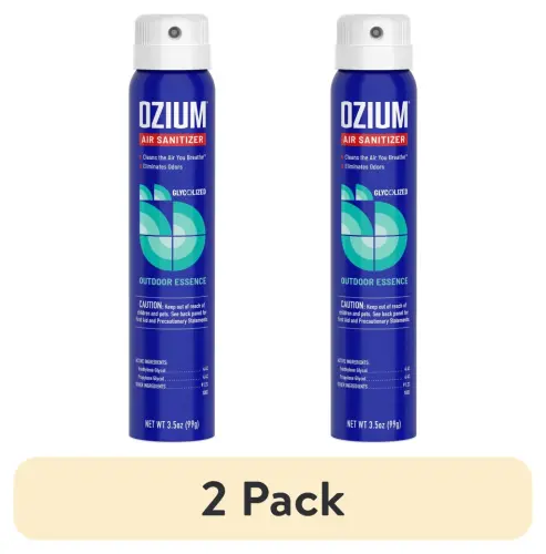 (2 упаковки) OZIUM Outdoor Essence Stand Alone Spray Automotive Air Freshener, 1 Pack, 3.5 fl oz Can - OZIUM (1)