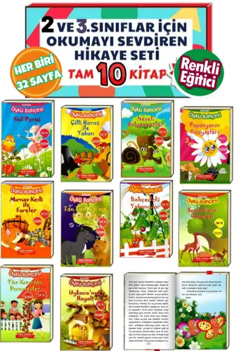 2- va 3-sinflar uchun ajoyib 10 ta hikoya kitobi to'plami - GÖNÜL YAYINCILIK (1)