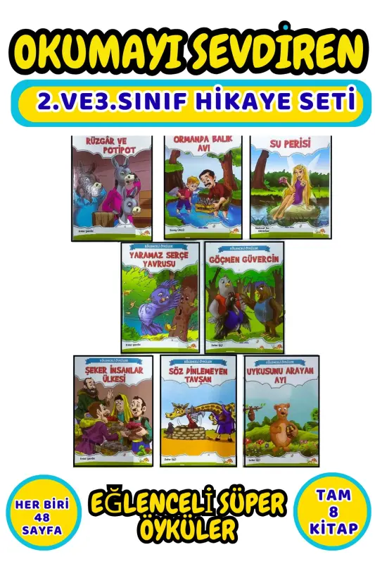 2.ve 3.sınıflar Için Birbirinden Güzel Hikaye Kitabı Seti - 2
