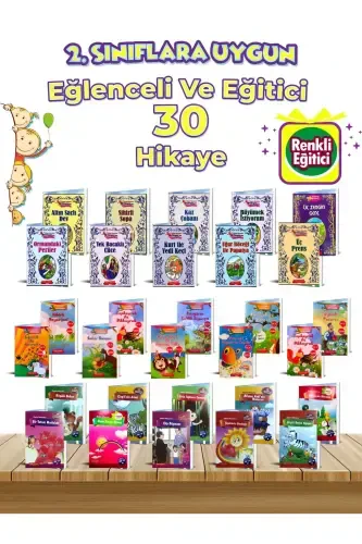 2. Ve 3.sınıflara Uygun Okumayı Sevdiren Öğretmen Tavsiyeli Okumayı Sevdiren 30'lu Hikaye Seti. - GÖNÜL YAYINCILIK (1)