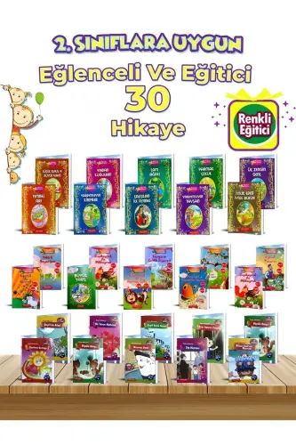 2. Ve 3.sınıflara Uygun Okumayı Sevdiren Öğretmen Tavsiyeli Okumayı Sevdiren 30'lu Hikaye Seti. - 5