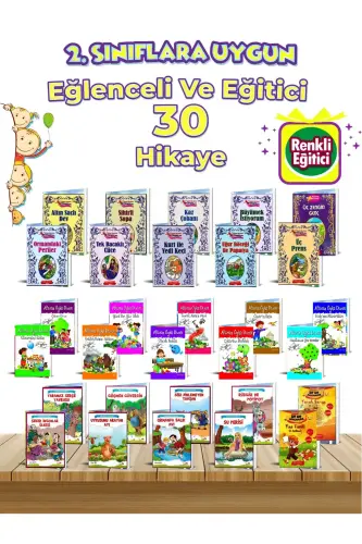 2. Ve 3.sınıflara Uygun Okumayı Sevdiren Öğretmen Tavsiyeli Okumayı Sevdiren 30'lu Hikaye Seti. - 3