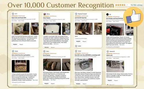 2-х ломтевой тостер, ретро-тостер для бейглов с 7 настройками оттенка хлеба, 2 очень широких слота, функции разморозки/бейгла/отмены, съемный поддон для крошек, тостер из нержавеющей стали от Yabano, серебристый - 9