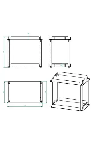 2-х уровневая полка-органайзер для ванной и кухни - 4