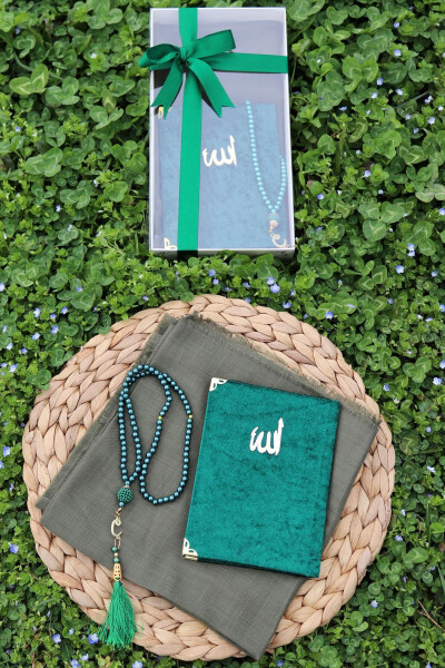 20 Dona Yosin sovgʻa Mevlid toʻplami Y201 Yashil - 3