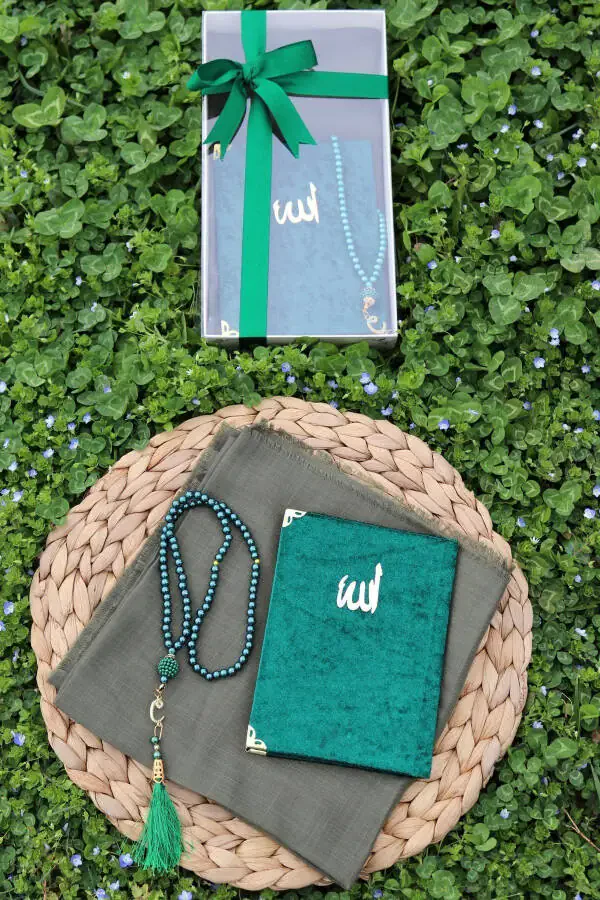 20 Dona Yosin sovgʻa Mevlid toʻplami Y201 Yashil - 3