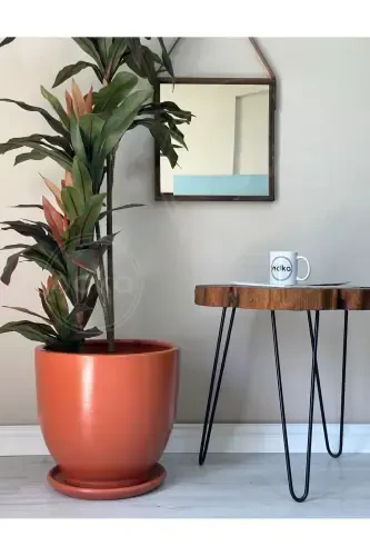 20 litr Klassik guldon taglikli 30cmx30cm G'isht rang - Tabiiy - 1