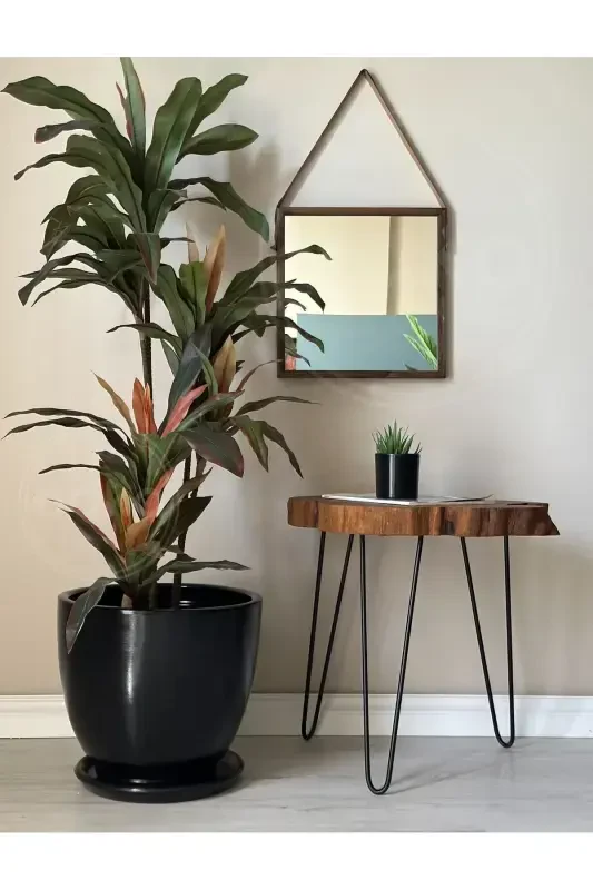 20litre Klasik Saksı Tabaklı 30cmx30cm Siyah-SİYAH - 1