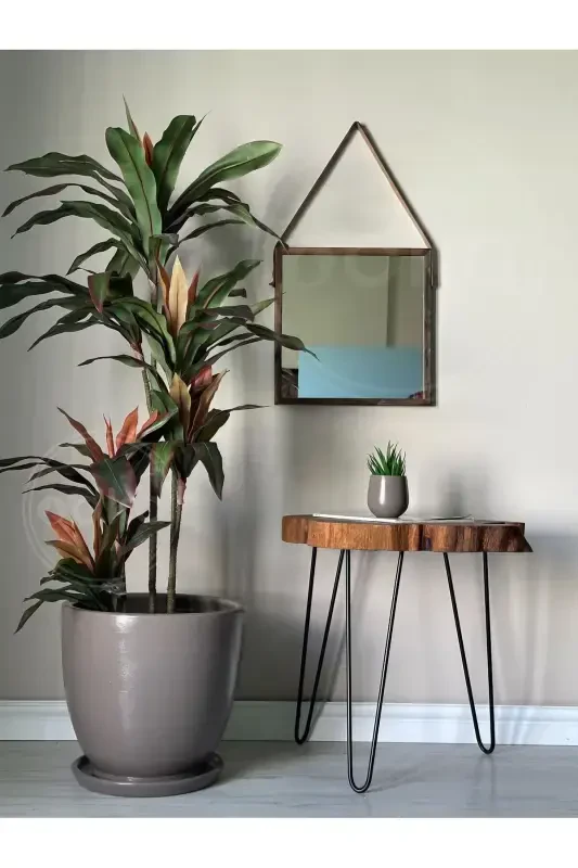 20litre Klasik Saksı Tabaklı 30cmx30cm Vizon-Vizon - 1