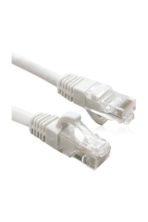 20 Metrelik Cat6 Lan Fabrikasyon İnternet Data Kablosu (Ethernet Modem RJ45 Uçlu Jacklı Network ADSL) - 1