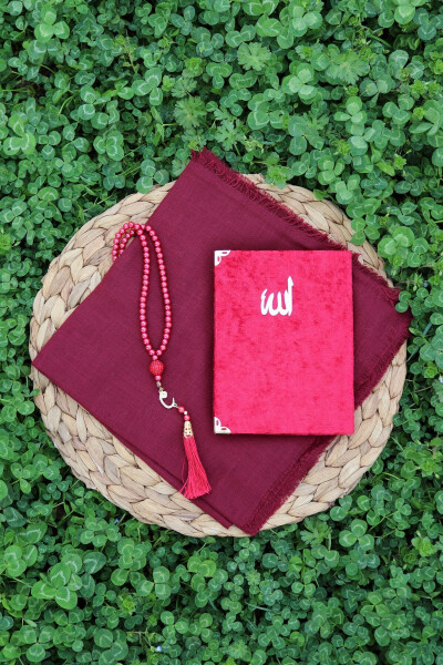 20 ta ro'molli Yosin sovg'a Mevlid to'plami Y201 Qizil - 4