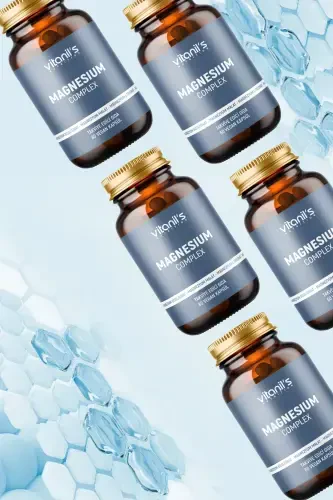 200 Mg Magnesium Complex 60 Tablets Mineral, Magnesium Malate, Citrate, Bisglycinate - 3