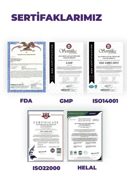 200 Mg Magniy Kompleksi 60 Tablet Mineral, Magniy Malat, Sitrat, Bisglitsinat - 4