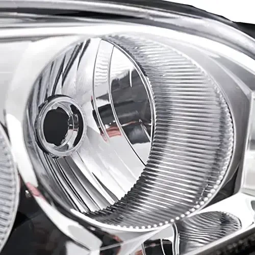For 2004-2007 Chevy Malibu, 08 Chevy Malibu Classic Headlights Headlamp Assembly Replacement Driver and Passenger Side, Chrome - 5