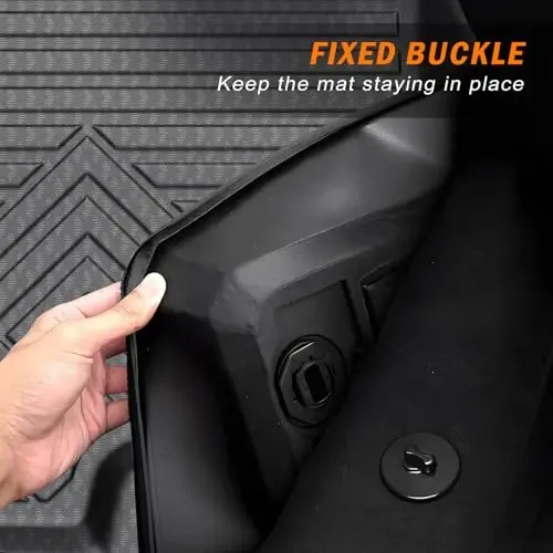 2011-2021 Jeep Grand Cherokee aksesuarlari uchun KUST pol kovriklari (L uchun emas) | Har qanday ob-havo uchun avtomobil kovriklari, orqa yukxona kovrigi, suyanchiq kovriklari, TPE rezina, baland qirrali - 4